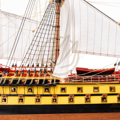 Maquette du Superbe · Frégate de 74 Canons · Maquette de Bateau en Bois Déjà Montée · Mistral Maquettes