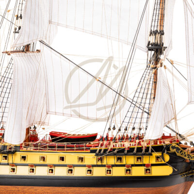 Maquette du Superbe · Frégate de 74 Canons · Maquette de Bateau en Bois Déjà Montée · Mistral Maquettes