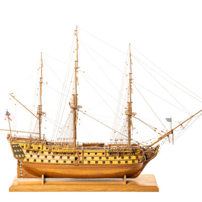 Maquette du Victory avec Coque en Cuivre F Exemplaire Unique décoratif · Mistral Maquettes