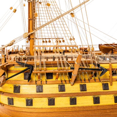 Maquette du Victory avec Coque en Cuivre F Exemplaire Unique décoratif · Mistral Maquettes