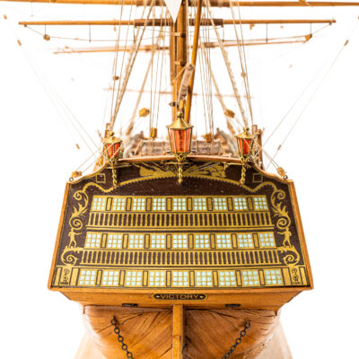 Maquette du Victory avec Coque en Cuivre F Exemplaire Unique décoratif · Mistral Maquettes