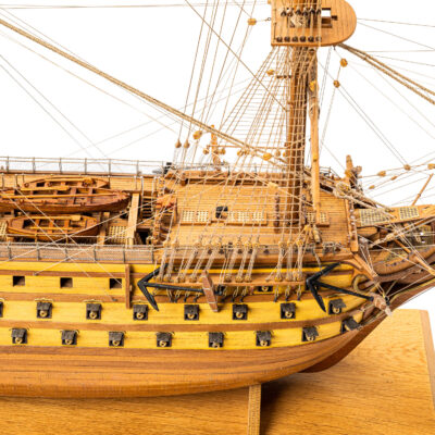 Maquette du Victory avec Coque en Cuivre F Exemplaire Unique décoratif · Mistral Maquettes