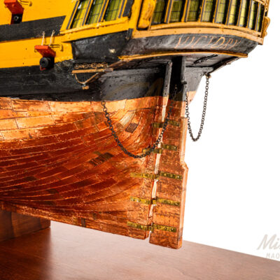 Maquette du Victory - Coque Cuivrée - Vaisseau de la Royal Navy - Exemplaire Unique · Mistral Maquettes · Maquettes de Bateaux Décoratives haut de Gamme