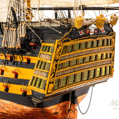 Maquette du Victory - Coque Cuivrée - Vaisseau de la Royal Navy - Exemplaire Unique · Mistral Maquettes · Maquettes de Bateaux Décoratives haut de Gamme